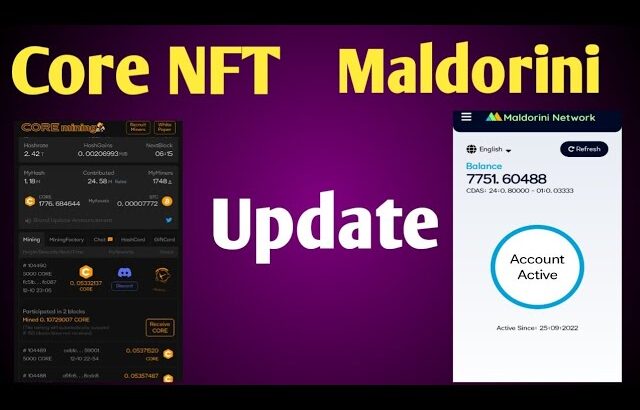 Satoshi core btcs nft and maldorini update