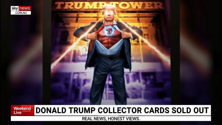 Trump unveils digital NFT trading cards selling out in less than 24 hours