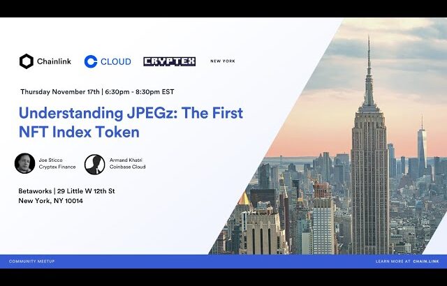 Understanding JPEGz—Cryptex Finance’s NFT Index Token | Chainlink Meetup