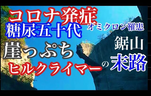 デブヒルオミクロン感染発症　五十代糖尿病夫の末路　リハビリ登山　鋸山　山を愛し、山に愛されない男甘太郎。だが山が救ってくれた！リハビリ登山！