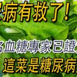 糖尿病有救了！147名血糖專家已證實：這菜是糖尿病剋星，吃1次血糖就能降下來，還能預防心血管疾病，三高嚇得不敢來！【益壽延年】