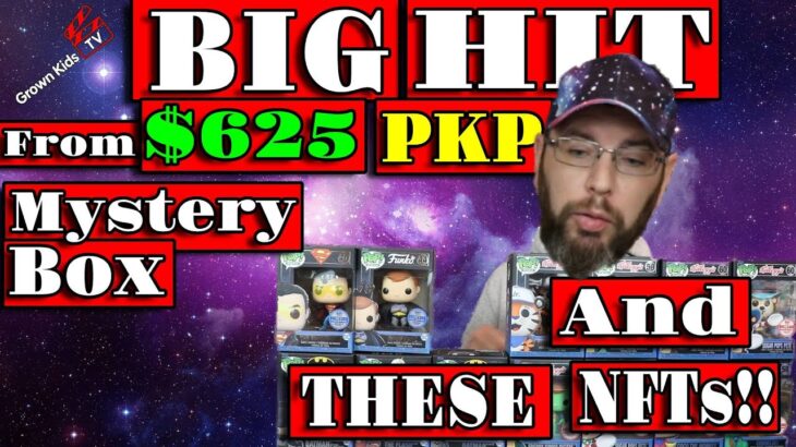 $625 PopKingPaul Funko Pop Grail Mystery Box! Big Hit! Plus Funko NFT Redeemables!