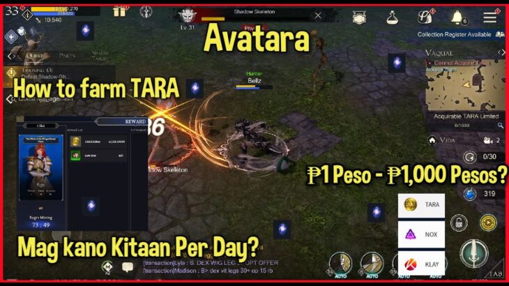 Avatara | Mag kano Per Day Free to Play? NFT? ( Tagalog )