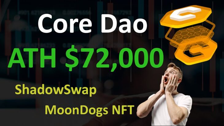 Core Dao Token ATH $72,000 | Core Token ShadoSwap Partnership | MoonDogs NFT on Core Chain