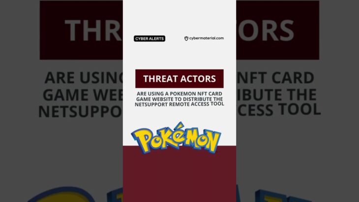 Cyber Alert: Hackers push fake Pokémon NFT game to take over Windows device