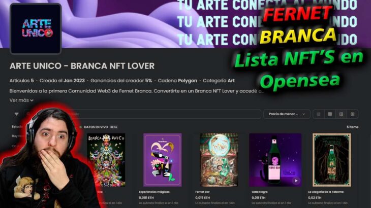 Fernet Branca vende NFT en Opensea a 15 USD – empresa se ANIMA a utilizar coleccionables digitales