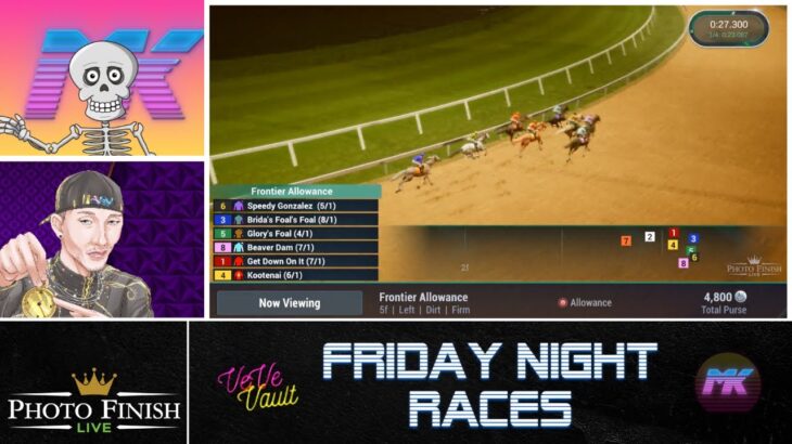 Friday Night Races! NFT Horse Racing on Photo Finish Live w/Calls by Mo Knowz! Road To The Derby!