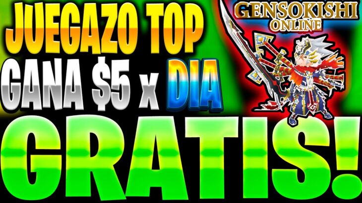 🤑GANA $5 por DIA GRATIS🔥PAGANDO SIN INVERSION🔥NUEVO JUEGO NFT GRATIS Android-PC💎GENSOKISHI NFT GUIA