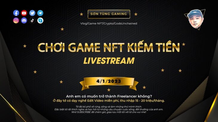 Livestream chơi game NFT kiếm tiền – Gods Unchained, chém gió a-z 4/1/2023.