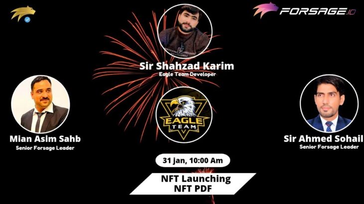 NFT Launching in Forsage| Forsage NFT PDF | Sir Shahzad Karim