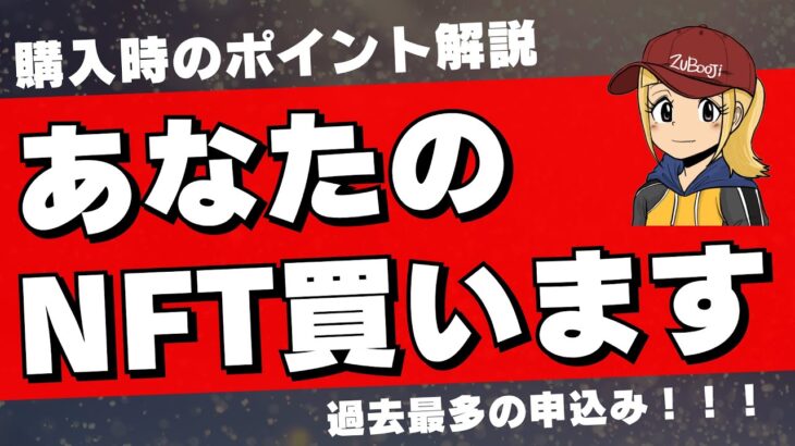 【あなたのNFT】買います企画！こちとら自腹じゃ〜！！【全4作品お迎え】