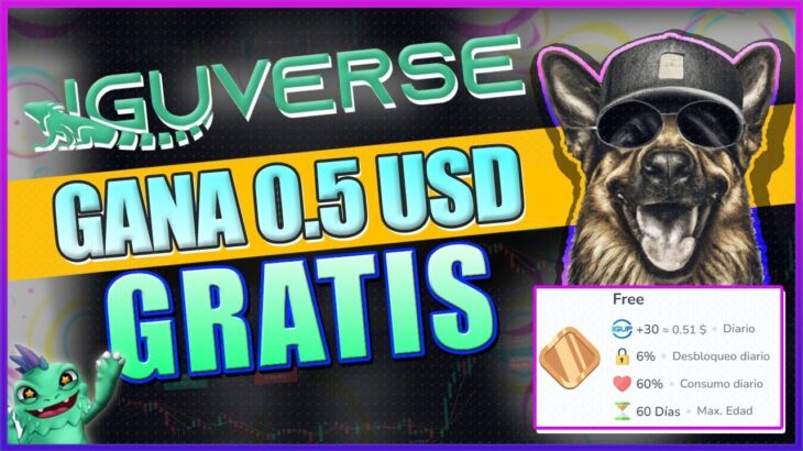 🚨 $0.5 GRATIS DIARIOS – IGUVERSE  NUEVO JUEGO NFT TOTALMENTE GRATUITO  🚨