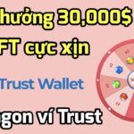 Airdrop 30,000$ Coin ví Trust Wallet và NFT cực xịn