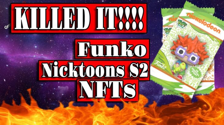 Amazing Funko NFT Pack Opening! NICKTOONS Series 2!!! Legendary? Grail? 10 Packs!