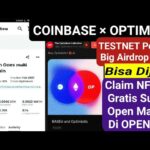 COINBASE Testnet Big Project & Optimism NFT Claim Jual Di OPENSEA