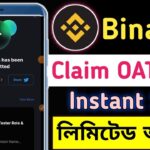 Claim OAT NFT 10$ BUSD😱Binance NFT Offer Today | Binance New offer | Instant Sell NFT