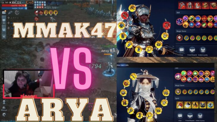 MIR4  (HOF) ARBALIST (MMAK47) VS (ARYA) TAOIST (PHA) #mir4 #mir4global #nft