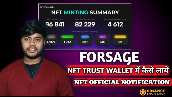 NFT UPDATES  || NFT New Notification ||  NFT कैसे Wallet मे लाये || Forsage || NFT