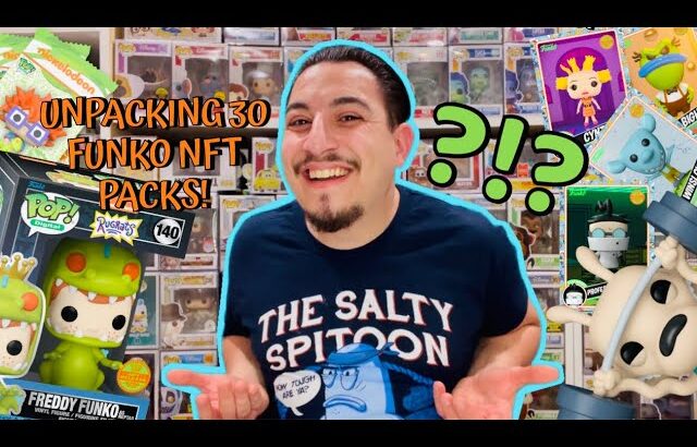 Opening Nickelodeon Series 2 Funko NFT Packs | Physical Redemptions | PULLS?!