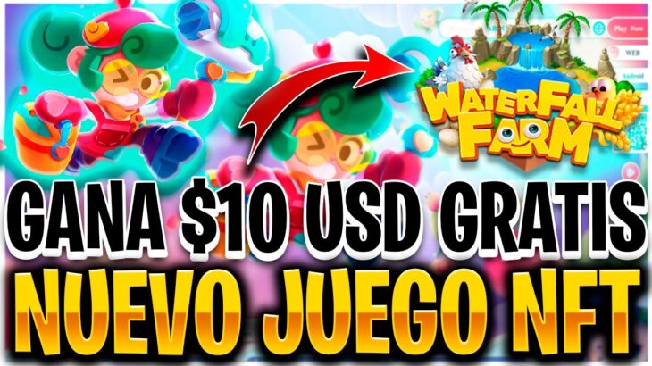 🧑‍🌾Reclama $10 USDT GRATIS en este NUEVO JUEGO NFT GRATUITO – WATERFALL FARM NFT🧑‍🌾