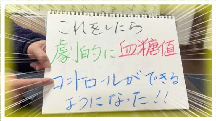 【糖尿病 Type1 】糖尿病の私がこれをして血糖値コントロール良好になったと思うたった１つの事！