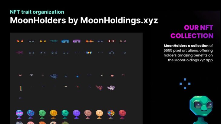 Working on NFT traits for Moonholders by MoonHoldings.xyz