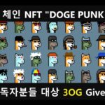 제 2의 비트코인 펑크 NFT!? 무료 민팅으로 진행하는 DOGEPUNK!!!폴라 구독자분들을 위해 3OG SPOT Giveaway!