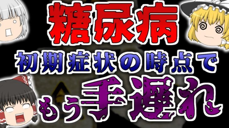 【40代50代】糖尿病の前兆は○○の数値！初期症状が出る前に早期発見する方法と予防する方法とは【ゆっくり解説】