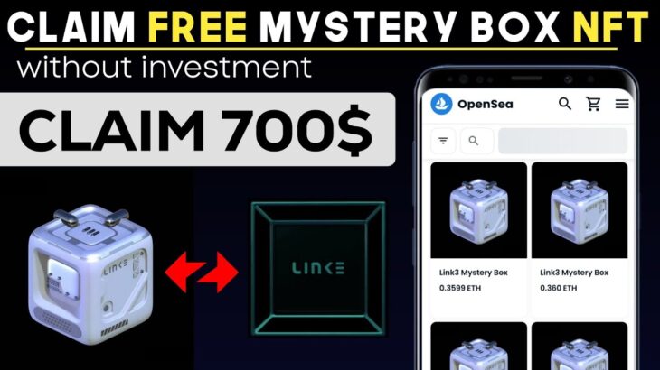 $700 Worth🎁- Claim Free Cyber Connect Mystery Box & Link3 NFT Airdrop | Free NFT Claim Today