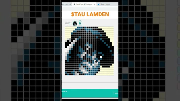 Biggie Portrait #biggiesmalls  #nft #pixelart #howtodraw #python #shortvideo #x1000coin $TAU Lamden