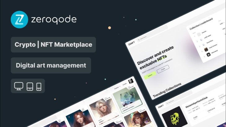 Crypto NFT Marketplace  | No-Code App Template