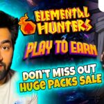 Elemental Hunters – NEW Wax Blockchain NFT Game I Play to Earn I Packs Sale Started