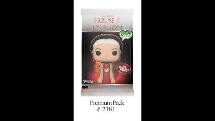 House Of The Dragon X Funko NFT Premium Pack # 2381 | What Will I Pull? | Part 2