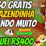 👩‍🌾 JOGO GRÁTIS – PAGANDO MUITO – SAQUEI R$400 – HAPPY FARMIN – NOVO NFT – NUEVO NFT – JOGO NFT