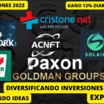 MIS INVERSIONES🤑GANO 160$ DIARIOS🤑PRUEBAS DE PAGO🤑TRADING🤑MINERIA🤑NFT GAME🤑DIVERSIFICO🤑10$ FREE GRAT