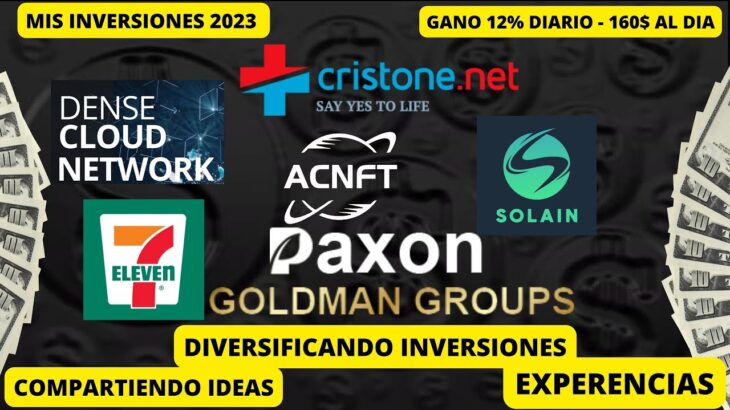 MIS INVERSIONES🤑GANO 160$ DIARIOS🤑PRUEBAS DE PAGO🤑TRADING🤑MINERIA🤑NFT GAME🤑DIVERSIFICO🤑10$ FREE GRAT