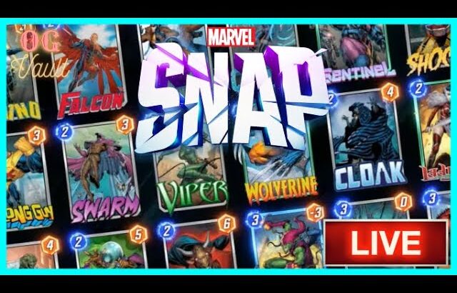 Marvel Snap LIVE – Beat Me & Win An NFT! Playing Against Chat LIVE – Good Luck