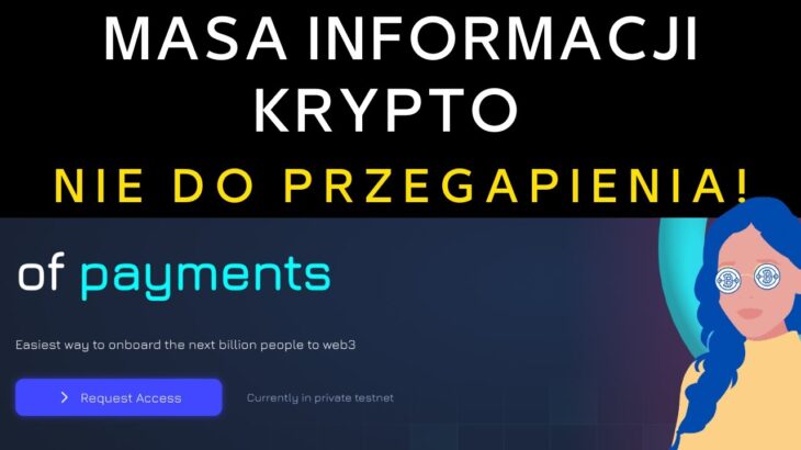 Masa informacji nie do przegapienia! TESTNETY, NFT, CLAIM AIRDROP