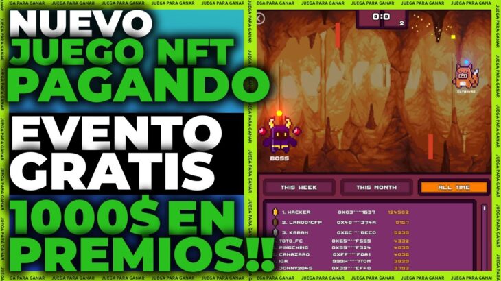 🤯NUEVO JUEGO NFT PAGANDO | pong heroes|  MEJORES JUEGOS NFT EVENTO GRATIS 1000$!!🔥