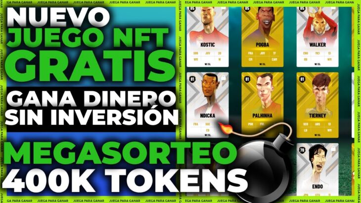 🚀NUEVO JUEGO NFT PARA GANAR DINERO SIN INVERSIÓN💥⎮WSL⎮JUEGO NFT GRATIS🤑⎮SORTEO 400K TOKENS!