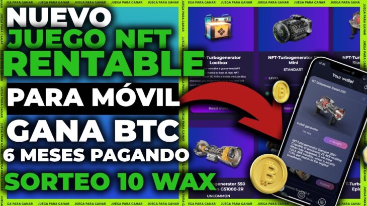 🤯NUEVO JUEGO NFT PARA MÓVIL💥GANA BITCOIN💥 JUEGOS NFT PAGANDO🤑 avrora