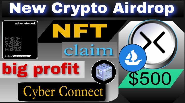 New crypto airdrop today | cyberconnect airdrop | claim nft free | earn crypto free | airdrop #pi