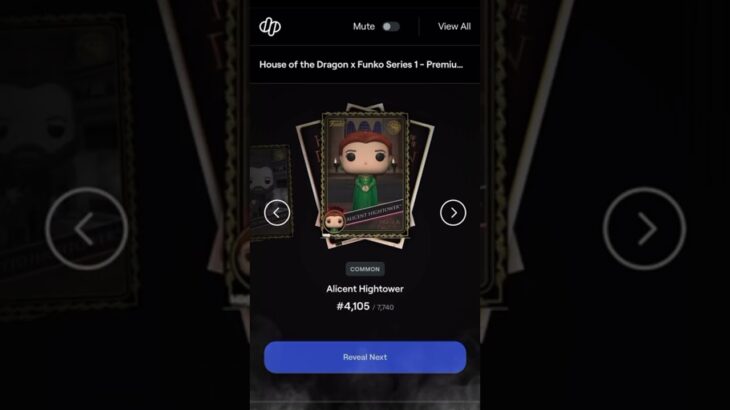 Opening a House of the Dragon X Funko Series 1 Premium NFT Pack #shorts #funko #houseofthedragon