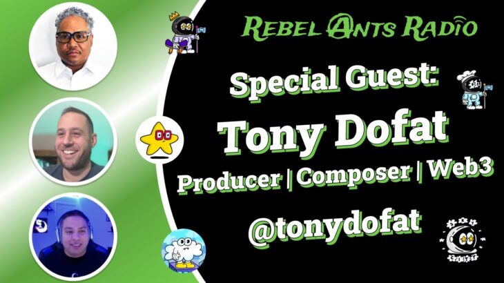 Rebel Ants Radio | 021 – Meet Tony Dofat of Sky City NFT, Composer, Producer, Educator, Web3 Creator