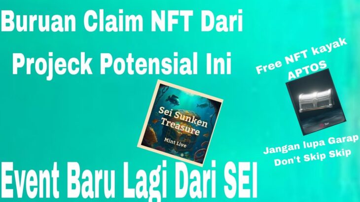 SEI Network Ngadain Mint NFT lagi Jangan DiSkip Bos || Event Sei Sunken Treasure