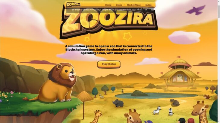 Zoozira | Game NFT nuôi thú cực HOT , treo máy kiếm thu nhập cực nhàn