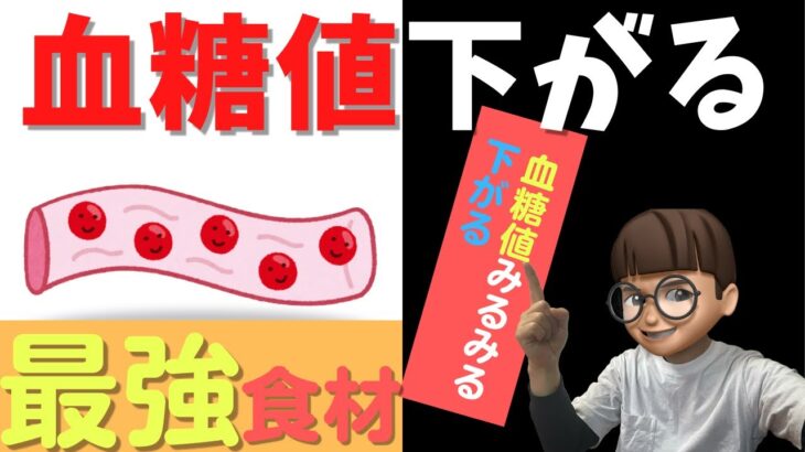 【血糖値爆下がり】糖尿病に良い食材をけんたが紹介します