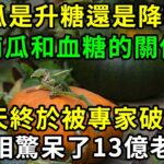 糖尿病人可以吃南瓜嗎？南瓜和血糖的關係，今天終於被專家破解！真相驚呆了13億老人【養生常談】