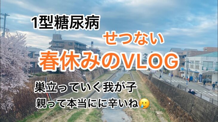 【1型糖尿病】春休みの切ないVLOG 巣立っていく我が子．親は本当に辛いね🥲