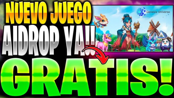 💥APURATE!💥PAGANDO $22 USDT AIDROP GRATIS🤑¿VALE la PENA?🧠NUEVO JUEGO NFT Android🔥Genesis Universe Nft